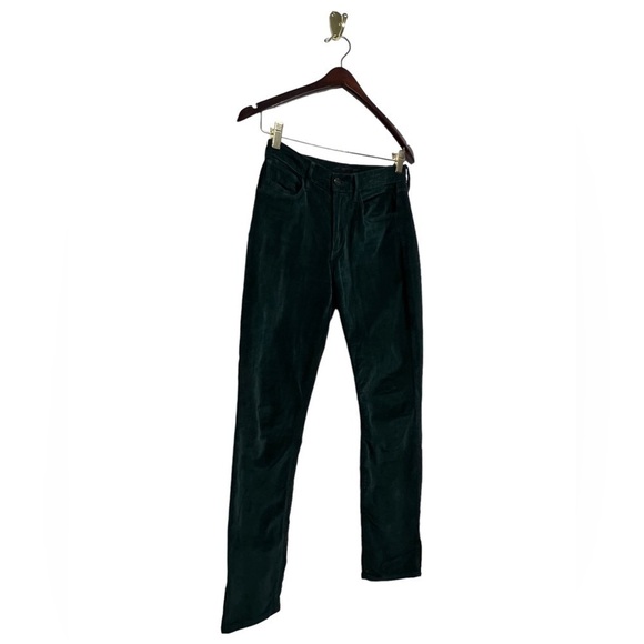 3X1 Velvet Higher Ground Mini Split Pant Fern 25 - Picture 8 of 11